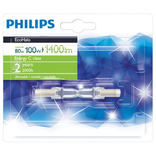 HALOGENRÖR ECO 30 R7S 78MM 80W ANTAL 10 ST