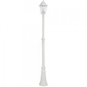 Floor Lamp Idefjord, White, 1X18W, E27, IP44, Malmbergs 7760017