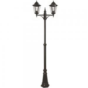 Floor Lamp Idefjord, Black, 2X18W, E27, IP44, Malmbergs 7760025