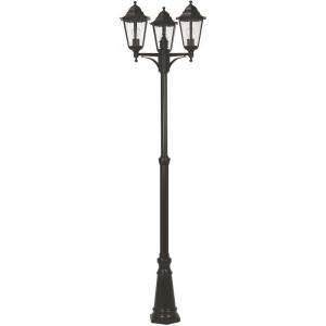 Floor Lamp Ldefjord, Black, 3X18W, E27, IP44, Malmbergs 7760027