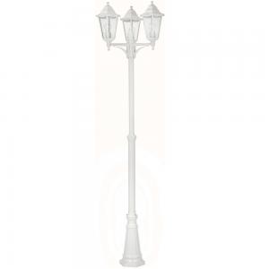 Floor Lamp Idefjord, White, 3X18W, E27, IP44, Malmbergs 7760028