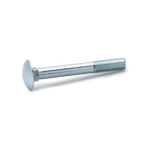 Carriage Bolt 4.6 FZB M8x75mm, 50pcs