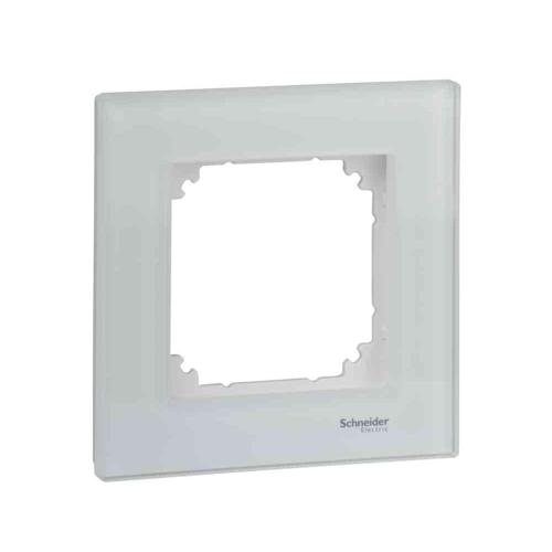 Dækramme Exxact 1-Rums Solid Hvid Schneider Electric