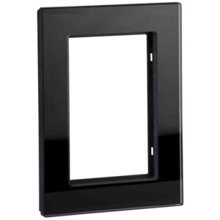 RAM VÄGGUTTAG GLAS SVART