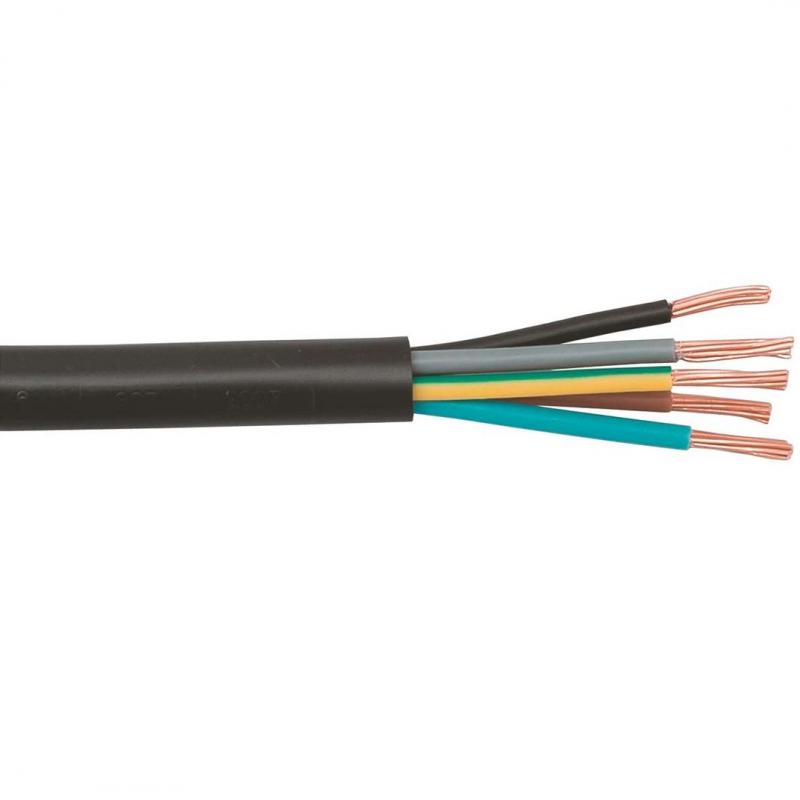 Kabel N1XZ1-R, 5G6mm², Halogenfri Svart, Malmbergs 0004125