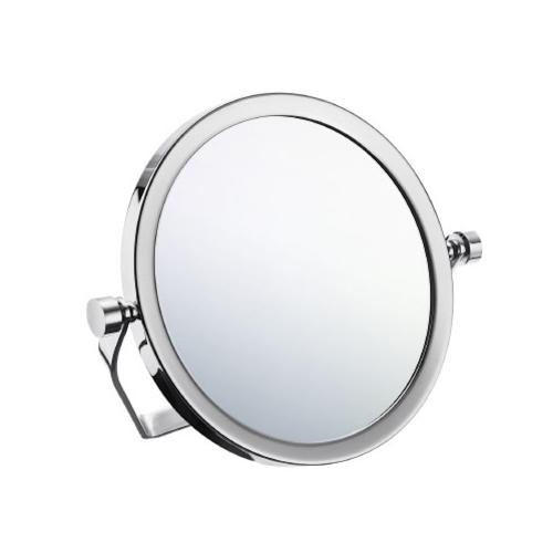 Travel Mirror With Support Legs Outline Polished Chrome Smedbo FK443