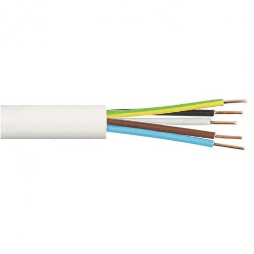 Cable Exq-Light 5G2,5mm², 300/500V 50m White, Malmbergs 0445251