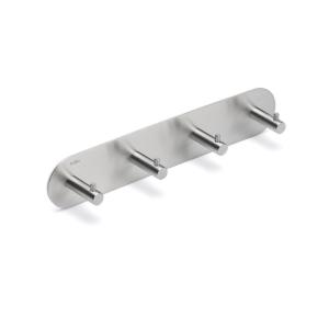 Towel Hanger, 4 Hooks, Minerva Stainless, Habo 16439