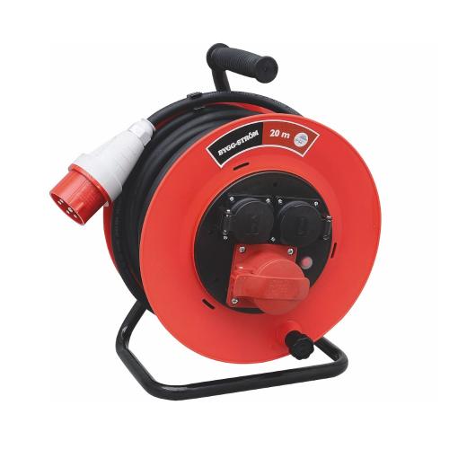 Professional Cable Reel 3-Phase IP44, 20m, Malmbergs 2403933