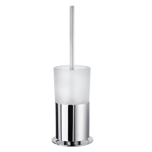 WC Brush Round Freestanding Outline Polished Chrome Smedbo FK311