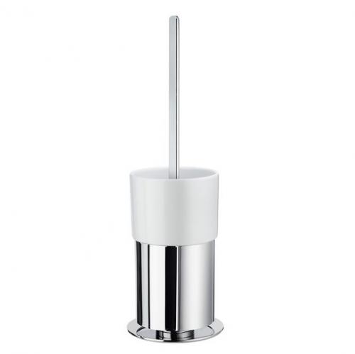 WC Brush Round Freestanding Outline Polished Chrome Smedbo FK311P