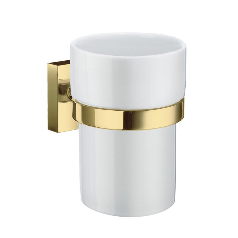 Hållare Med Tandborstglas House Polerad Mässing Smedbo RV343P