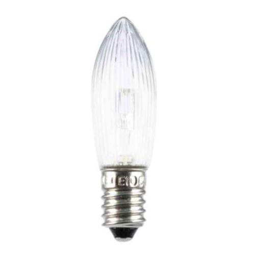Jullampa Topplampa LED 0.3W 10-55V E10 Blister Klar 7st, Gelia