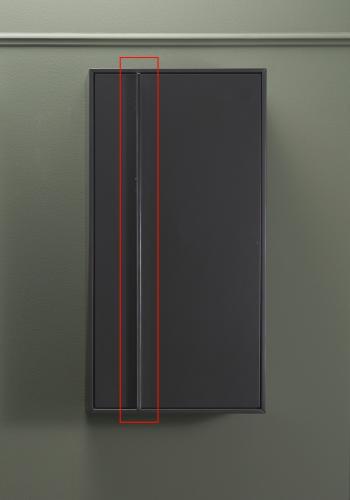 Edge Handtag Högskåp, 1174mm, Krom - Hafa