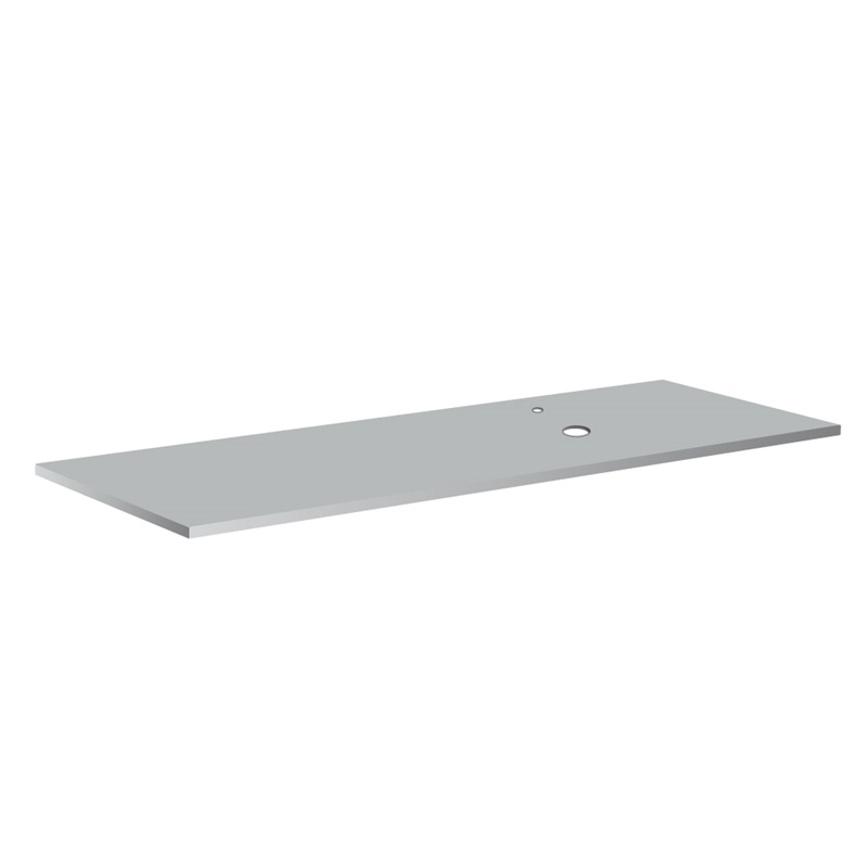 Bänkskiva 1410x462x12, Höger Hål, Cemento Spa Suede - Hafa