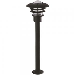 Bollard Beer, Negro 100mm, E27, IP44, 230V, Malmbergs 9977232