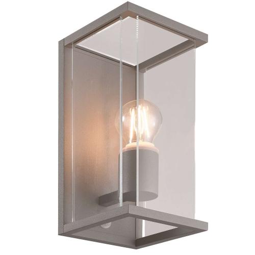 Wall Luminaire Bore Pir, Silver, IP54, Malmbergs 9977252