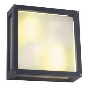 Wall Luminaire Pite I, 230V, E27, IP54, Dark Gray, Malmbergs 9977239