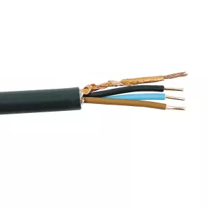Cable Exqj 3x4/4mm² Halogen-Free Black, Malmbergs 0017225