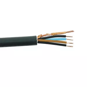 Cable Exqj 4x2.5/2.5mm² Halogen Free Black 500m, Malmbergs 0017255