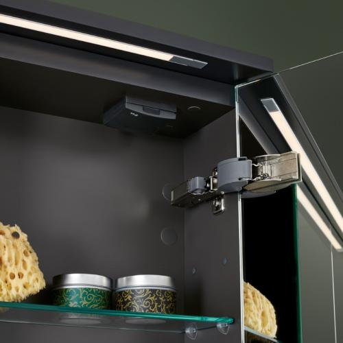 Edge Spegelskåp 800, Vit - Hafa