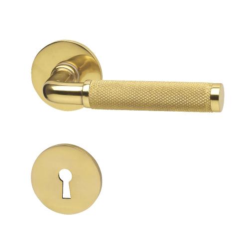 Door Handle Lexington Polished Brass Habo 18014