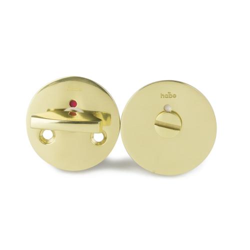 WC-Armaturer F262 Poleret Messing, Habo 18018