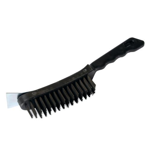 Steel Brush 6 Rows With Scraper, ETC 999114
