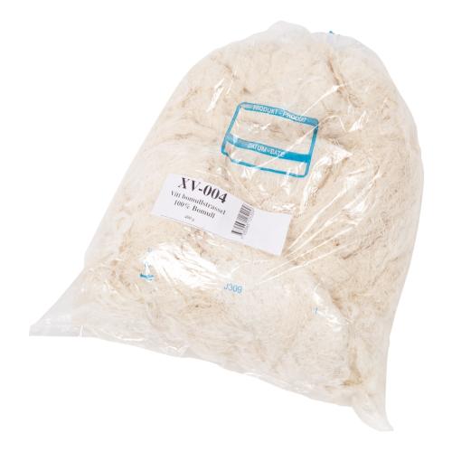 Bomulltrassel 400g Vit Alfort