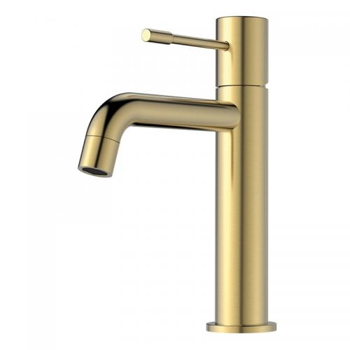 Tvättställsblandare Hafa Fine Låg Borstad Mässing