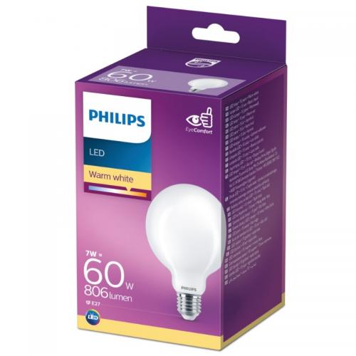 Philips Led Klot 60W E27, 4pack - 880620