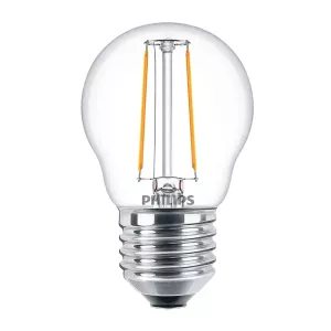 Ledlampa Classic Klot 2W (25W) E27 4st Philips