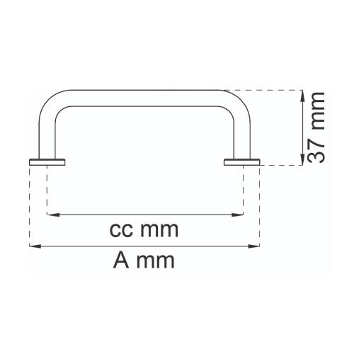 Kökshandtag Lilly, 2st, Habo