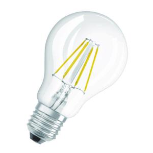 LED-Lampe, Normal, Klart Glas, LED Retrofit Classic A, 4W, 470lm, 6stk, Osram