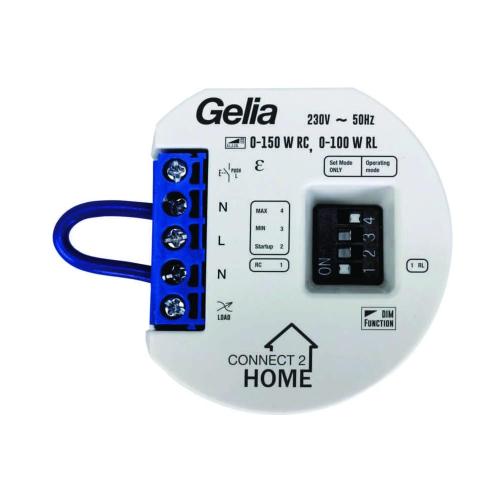Dosdimmer LED Connect 2 Home 3-Tråd 150W 220-240V Gelia