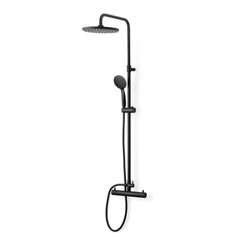 Ceiling Shower Set Magnolia c/c 160, Black, Habo 30020