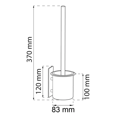 Toalettborsthållare Flair Habo