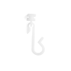 Hooks Drapery Rail White, Habo 30176