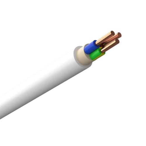 Kabel EXQ (S05XZ1-U) 3G1.5mm² 10m Vit Gelia
