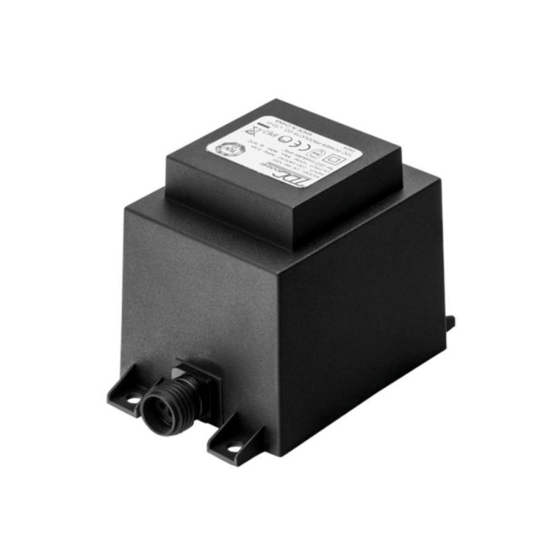 Transformator Till Trädgårdsbelysning 60W 12V IP67 Svart Garden Lights