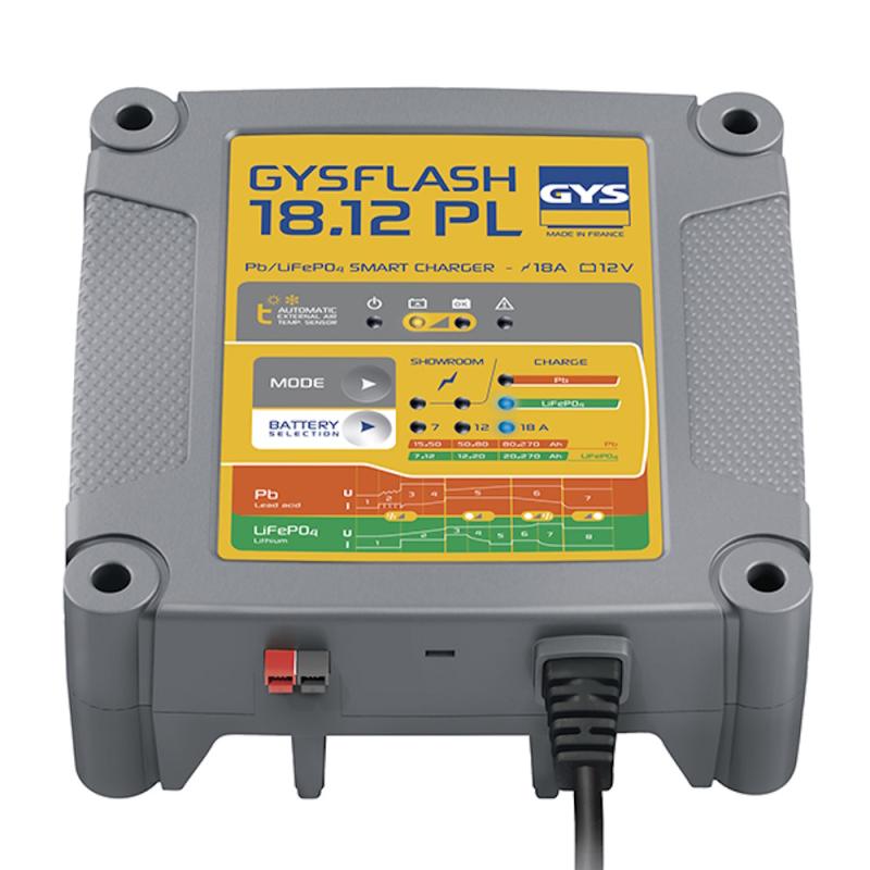 Batteriladdare Gysflash 18.12 PL, 230V, 7-12-18A