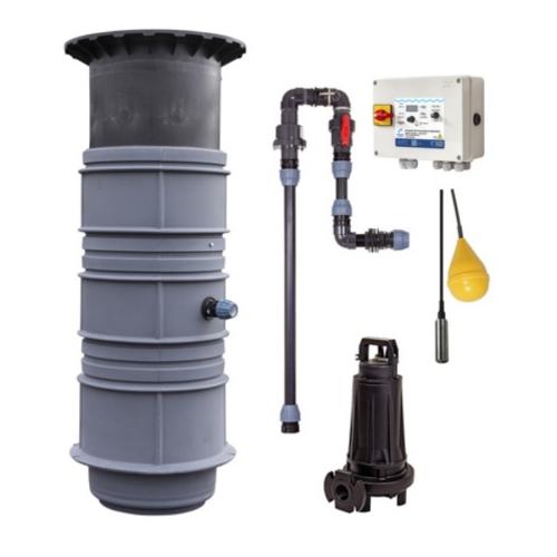 Pumptek Villa PT07 1,7-2,2m 3-fas Pumpstation