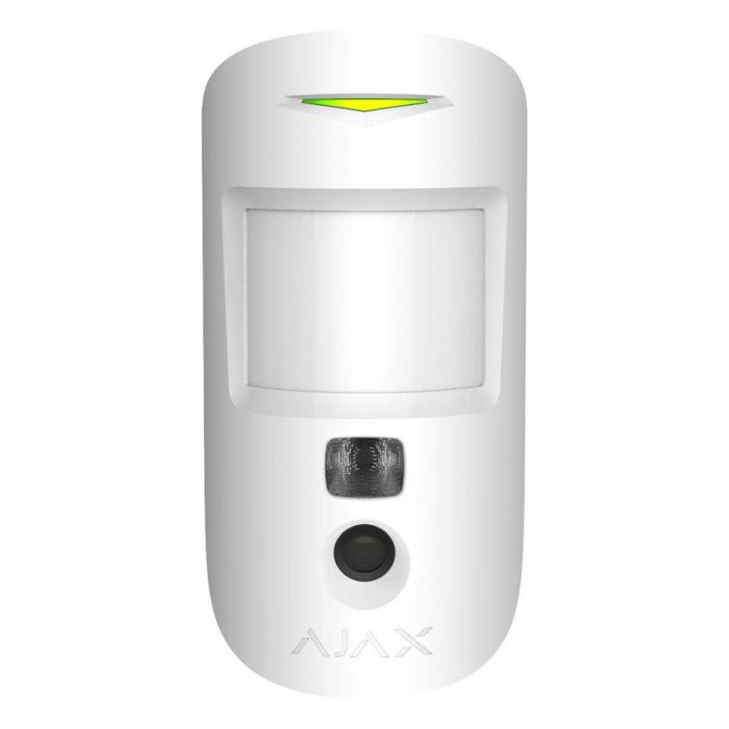 Ajax Motion Cam PIR Rörelsedetektorkamera (Vit, Svart) (Vit)