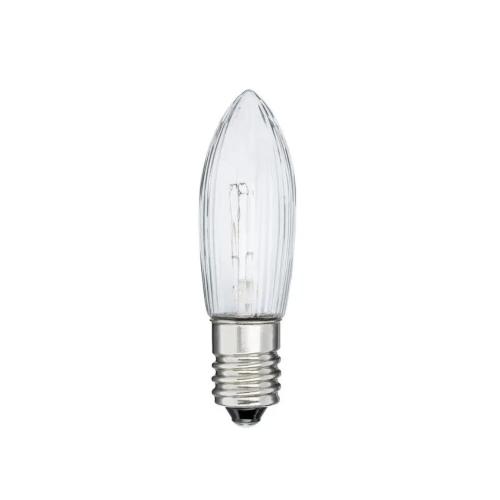 Reservelampe Varm Hvid 3-Pærer E10 3W 34V Klart Glas Konstsmide