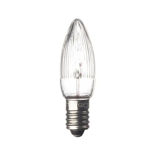 Spare Bulb Warm White 3-Lamps E10 3W 14V Clear Glass Konstsmide