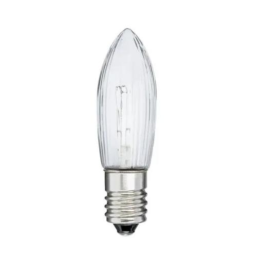 Spare Bulb LED 2100K E10 3W 55V Clear 3pcs Konstsmide
