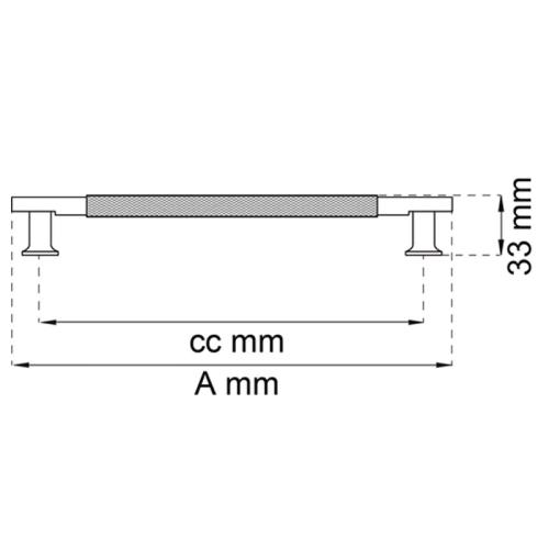 Lådhandtag Lexington Svart 2-pack Habo