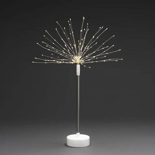 Stående Metaldekoration IP20 Hvid Sølv Konstsmide