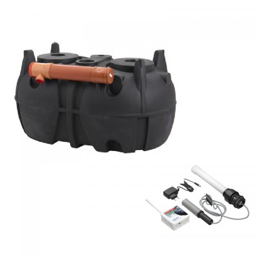 SLUTEN TANK 3,0 M³ M LARM BATT