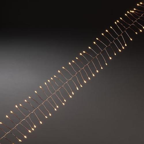 Slinga Microcluster 60 Amber LED IP20 Koppar Konstsmide